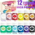 Poudre de mica nacrée 12 flacons pour résine – Couleur 1 set