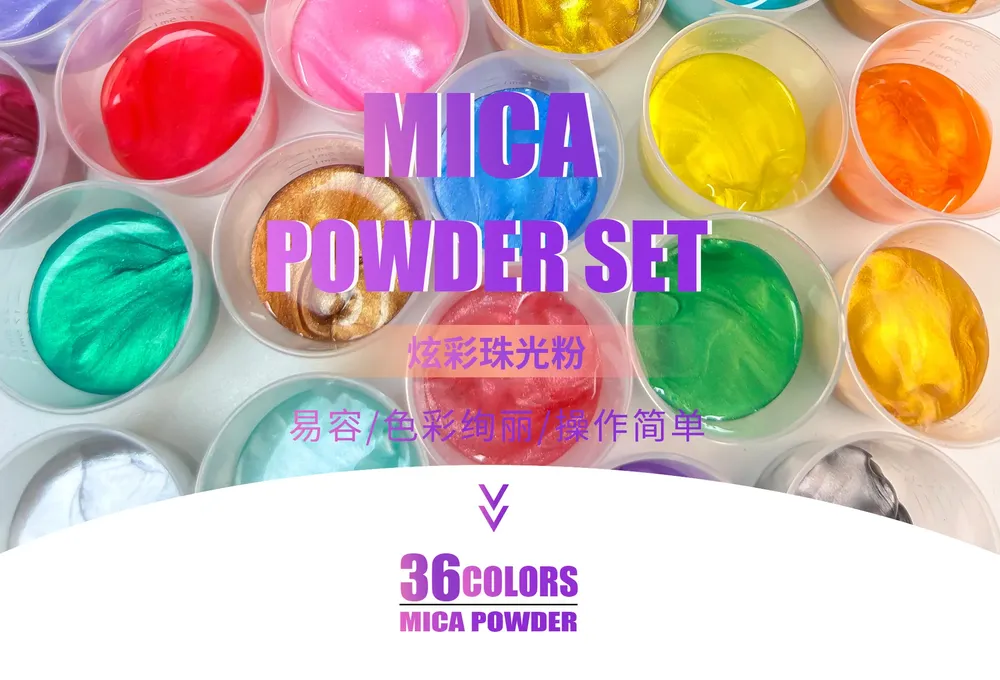 Poudre de mica nacrée 1g pour résine et nail art