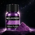 Poudre de mica violette veloutée pour résine – 4