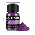 Poudre de mica violette veloutée pour résine – 5