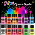 Poudre fluorescente 6 couleurs pour résine époxy et bougies – 1