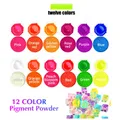 Poudre fluorescente 6 couleurs pour résine époxy et bougies – 2