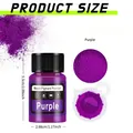 Poudre fluorescente 6 couleurs pour résine époxy et bougies – 4