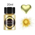 Poudre métallique 20 ml pour résine époxy et bijoux – Couleur Merck Gold