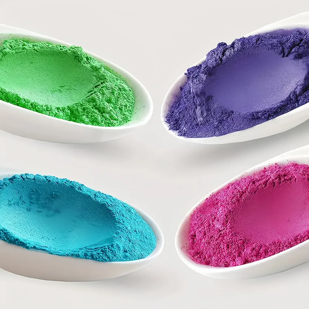 Poudre mica 15 couleurs pour résine époxy et bougies