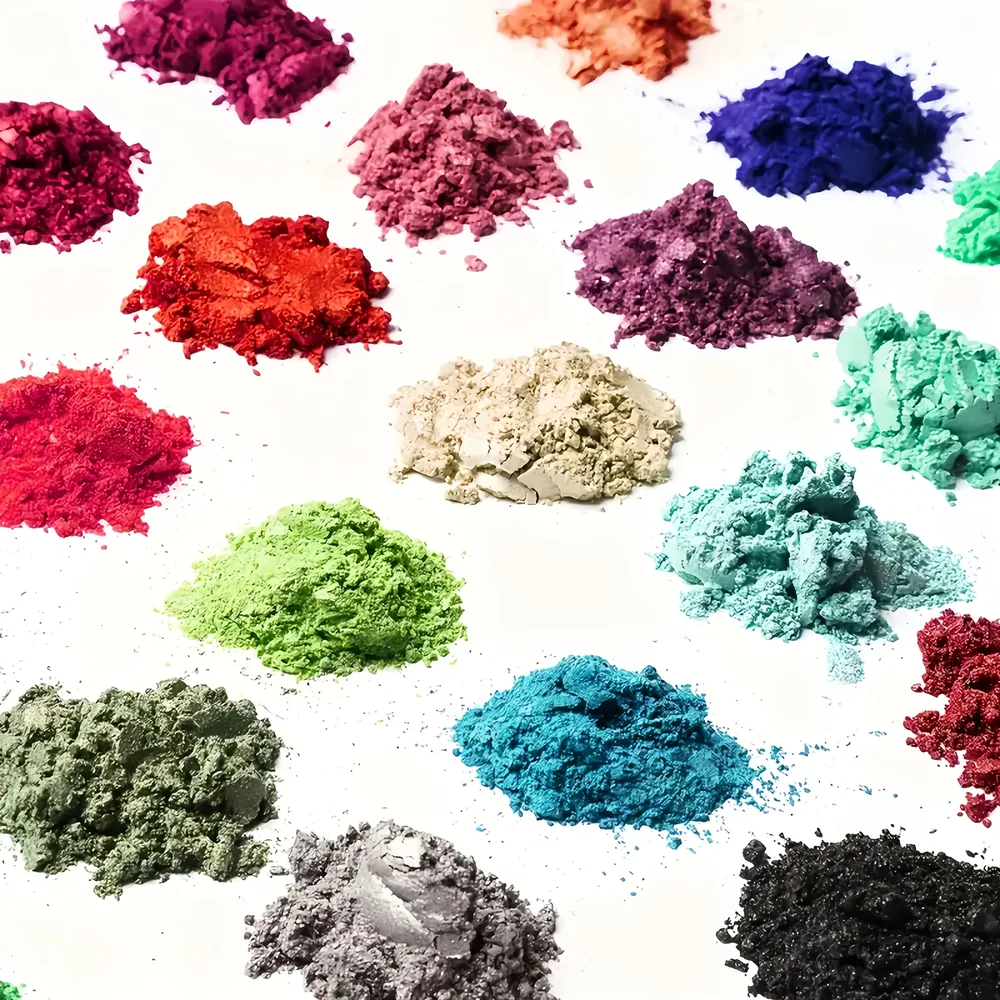Poudre mica 15 couleurs pour résine époxy et bougies