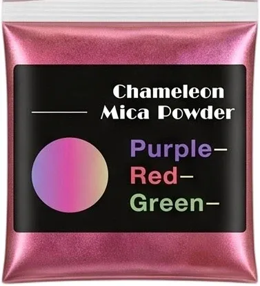 Poudre mica caméléon 12 couleurs pour résine