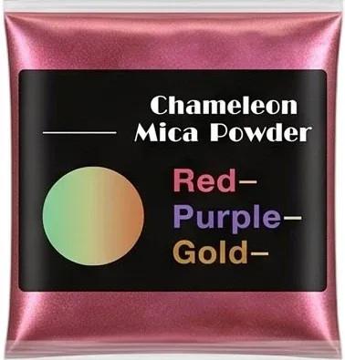 Poudre mica caméléon 12 couleurs pour résine