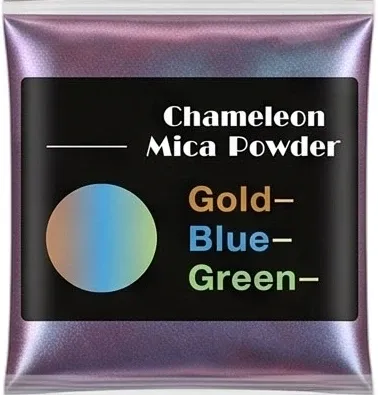 Poudre mica caméléon 12 couleurs pour résine