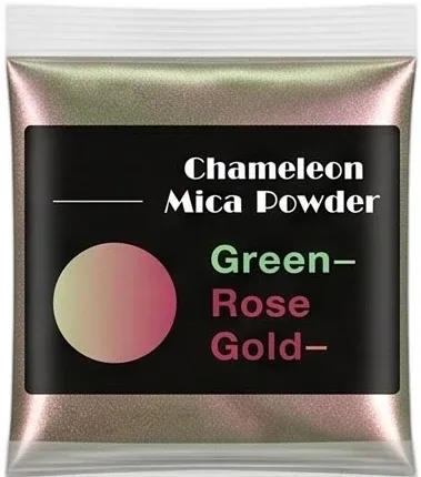 Poudre mica caméléon 12 couleurs pour résine
