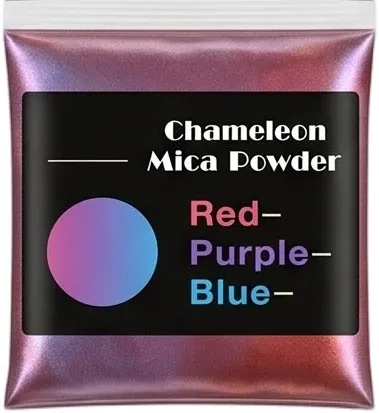Poudre mica caméléon 12 couleurs pour résine