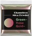 Poudre mica caméléon 12 couleurs pour résine – Couleur Green- Rose-Gold