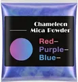 Poudre mica caméléon 12 couleurs pour résine – Couleur Red-Purple-Blue