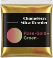 Poudre mica caméléon 12 couleurs pour résine – Couleur Rose-Gold-Green