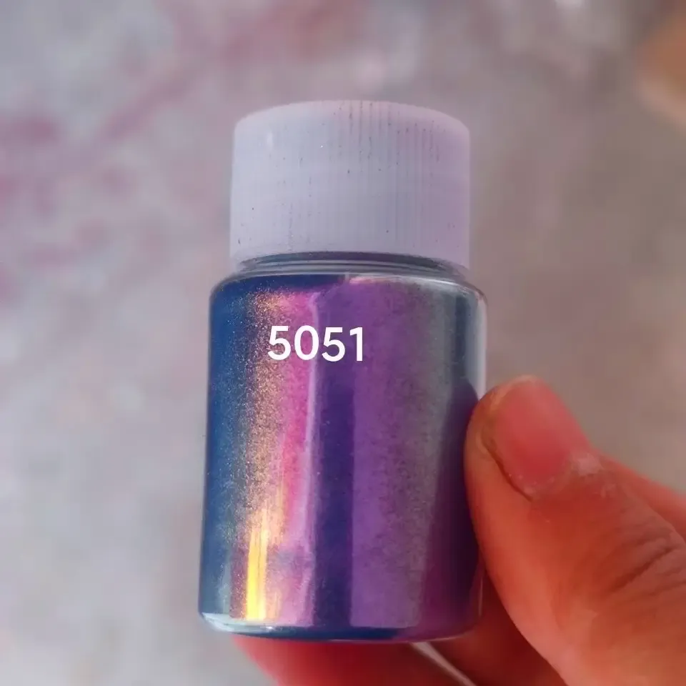 Poudre mica caméléon 20 couleurs pour résine
