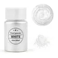 Poudre mica caméléon 24 couleurs pour résine époxy – Couleur White