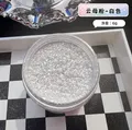Poudre mica diamant sirène pour résine – Couleur White