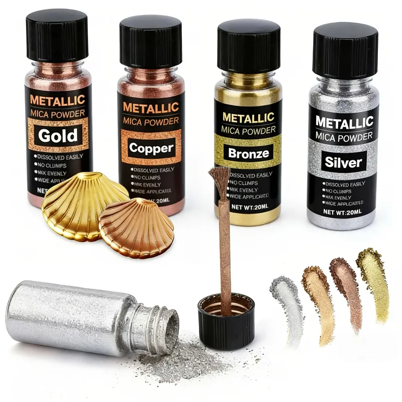Poudre mica métallique pour teinture résine époxy et bijoux
