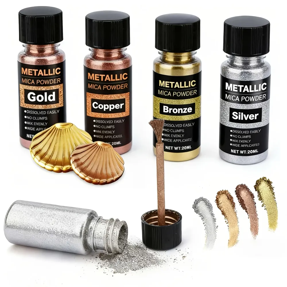 Poudre mica métallique pour teinture résine époxy et bijoux