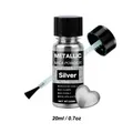 Poudre mica métallique pour teinture résine époxy et bijoux – Couleur Silver