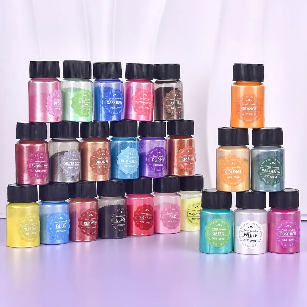 Poudre mica nacrée 20 ml pour bijoux et bougies résine