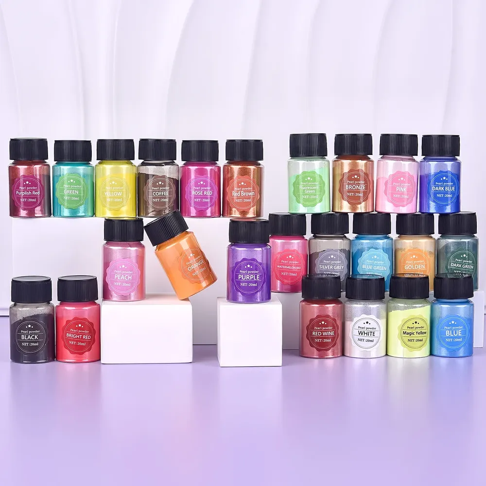 Poudre mica nacrée 20 ml pour bijoux et bougies résine