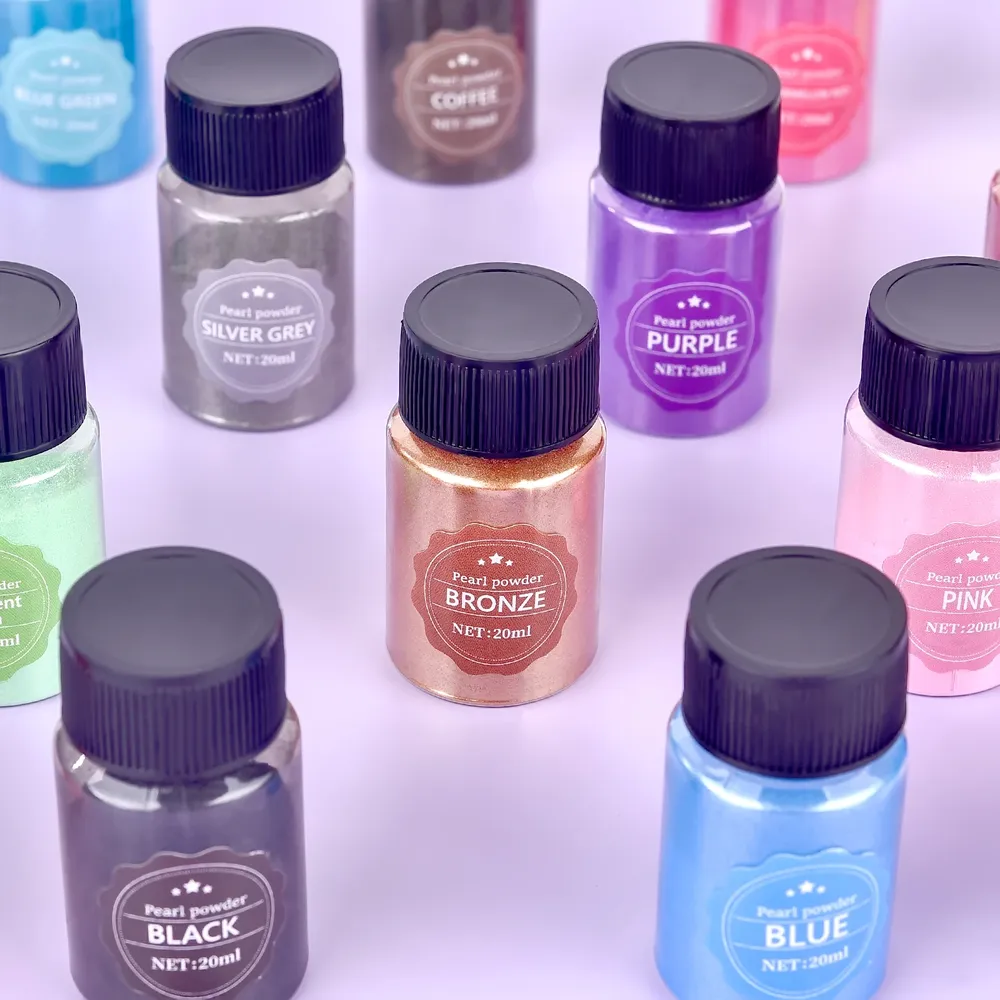Poudre mica nacrée 20 ml pour bijoux et bougies résine