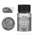 Poudre mica nacrée 20 ml pour bijoux et bougies résine – Couleur silver gray