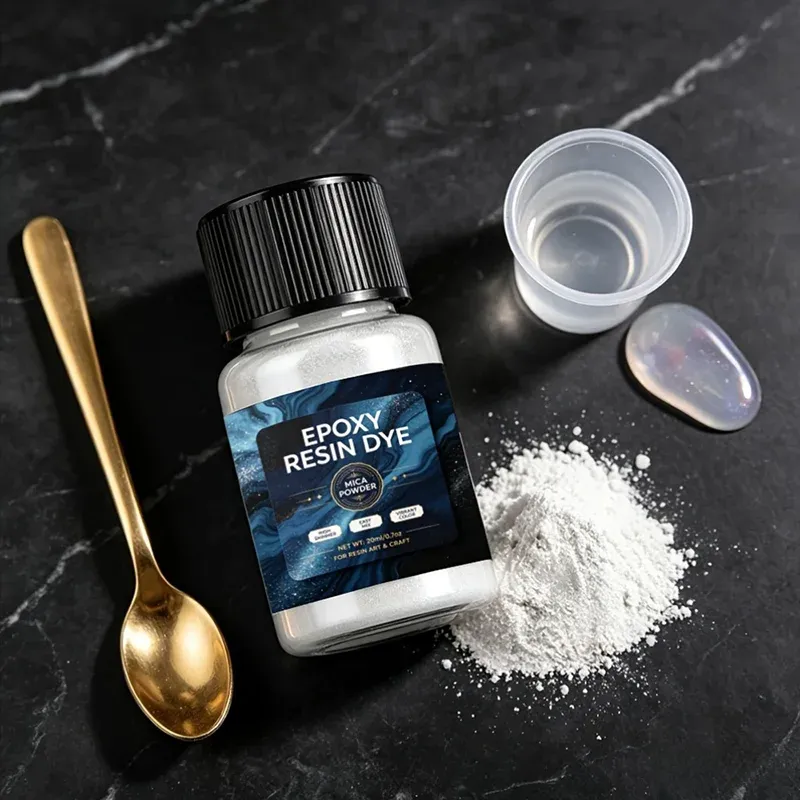 Poudre mica nacrée 4 couleurs pour résine
