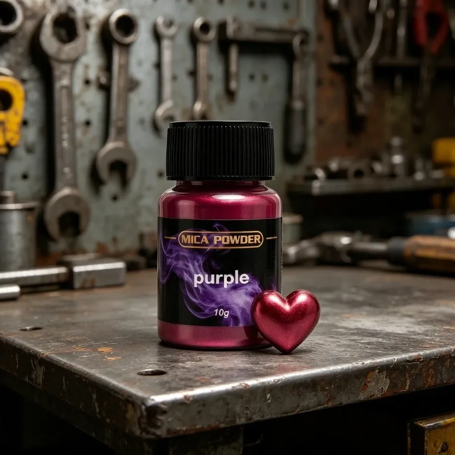 Poudre mica violette 10 g pour résine