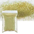 Poudre pailletée holographique 50 g pour résine et décoration – Couleur Light Golden
