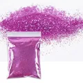 Poudre pailletée holographique 50 g pour résine et décoration – Couleur Rose Pink