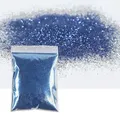 Poudre pailletée holographique 50 g pour résine et décoration – Couleur Sky Blue