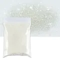 Poudre pailletée holographique 50 g pour résine et décoration – Couleur White