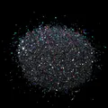 Poudre paillettes holographique 20 g pour résine et ongles – Couleur Dark grey