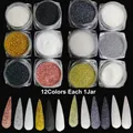 Poudre paillettes holographique 24 couleurs pour résine – Couleur 12Colors Each 1Jar