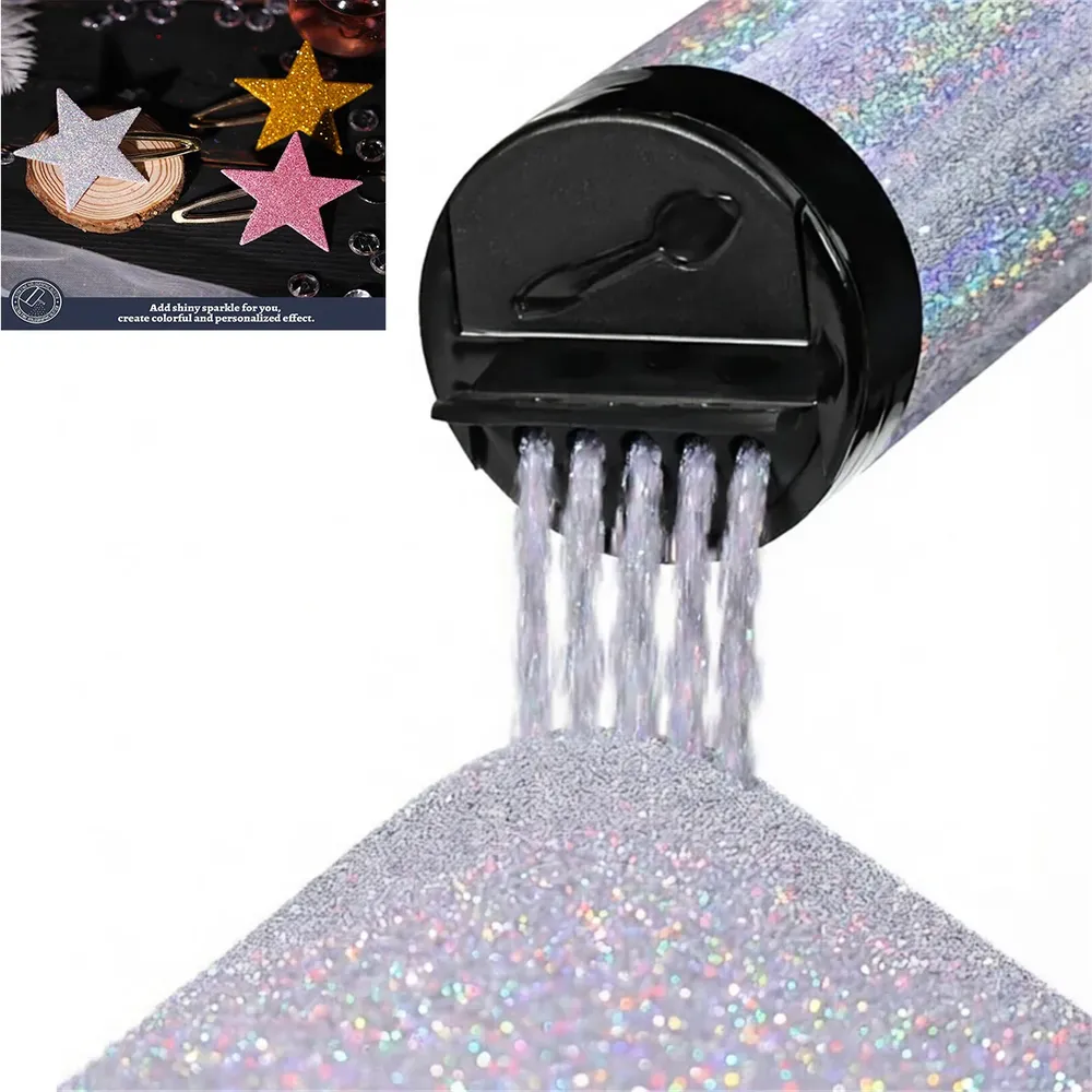 Poudre paillettes holographiques 120 ml pour résine