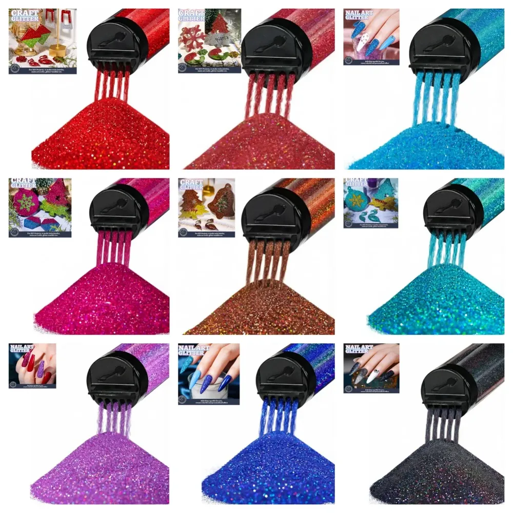 Poudre paillettes holographiques 120 ml pour résine