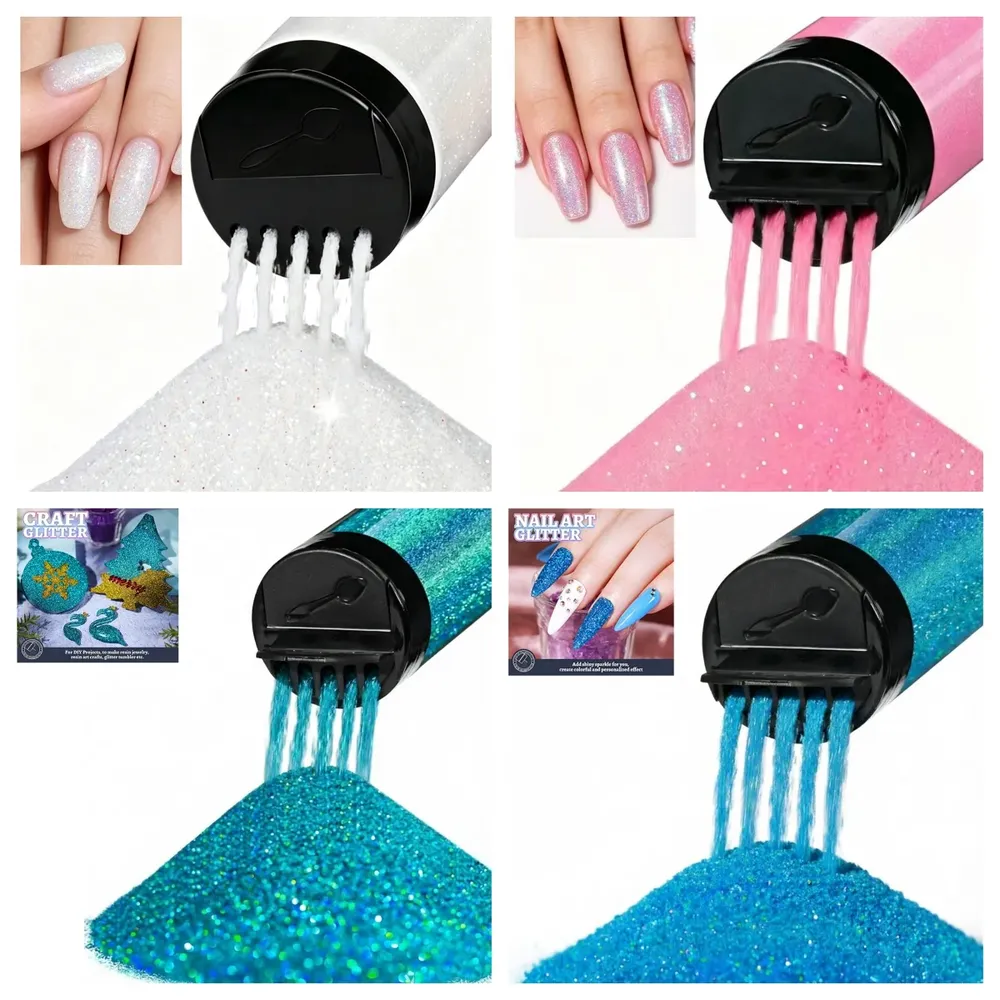 Poudre paillettes holographiques 120 ml pour résine