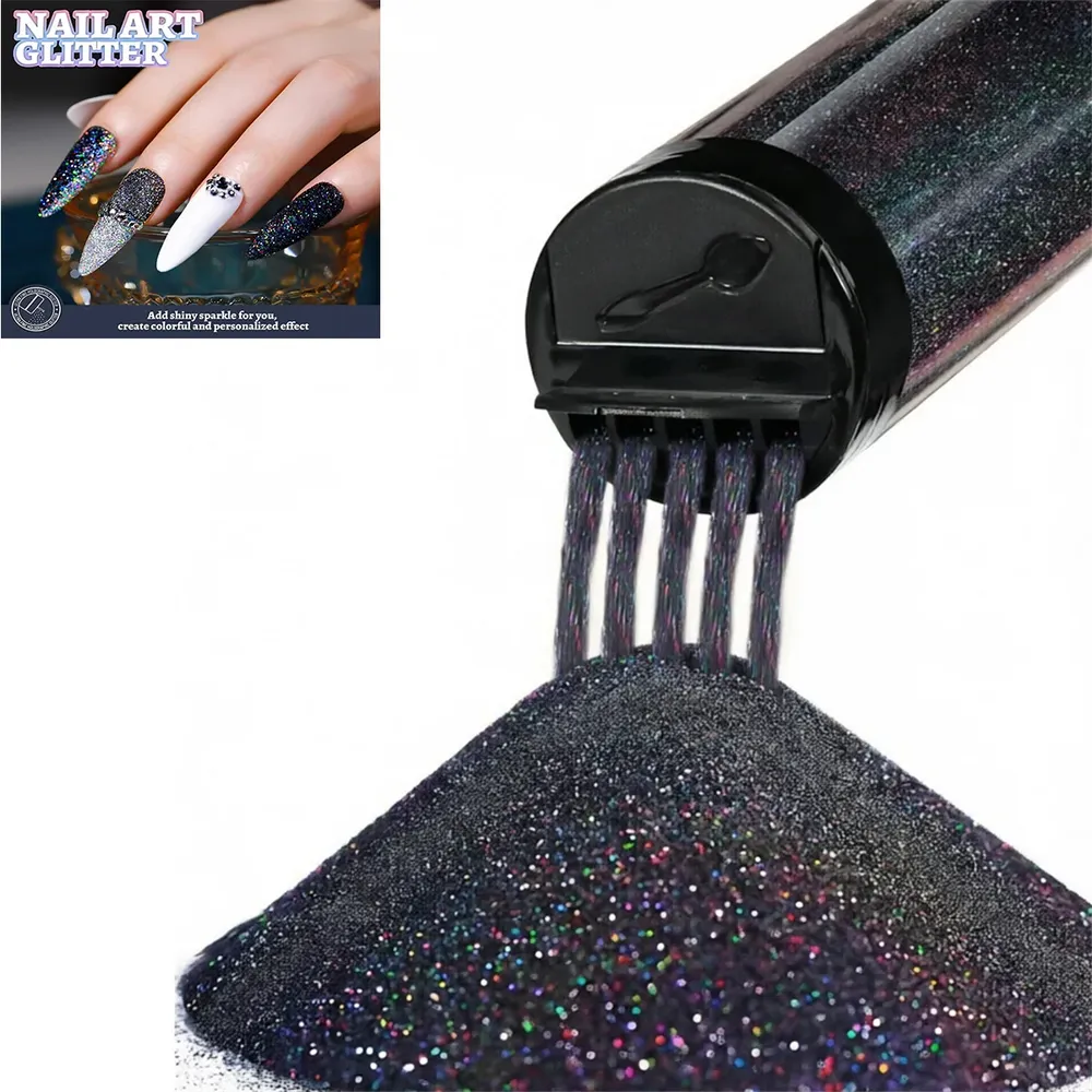 Poudre paillettes holographiques 120 ml pour résine