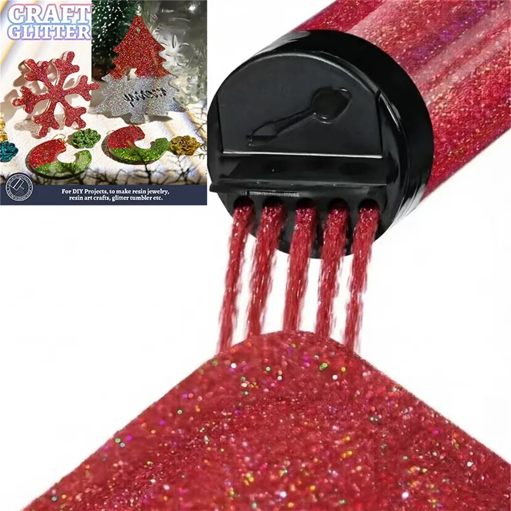 Poudre paillettes holographiques 120 ml pour résine