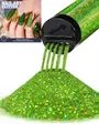 Poudre paillettes holographiques 120 ml pour résine – Couleur LB600xifen120ML