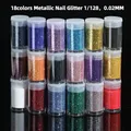 Poudre paillettes holographiques 18 couleurs pour résine – Couleur 18pingjinshusexifen