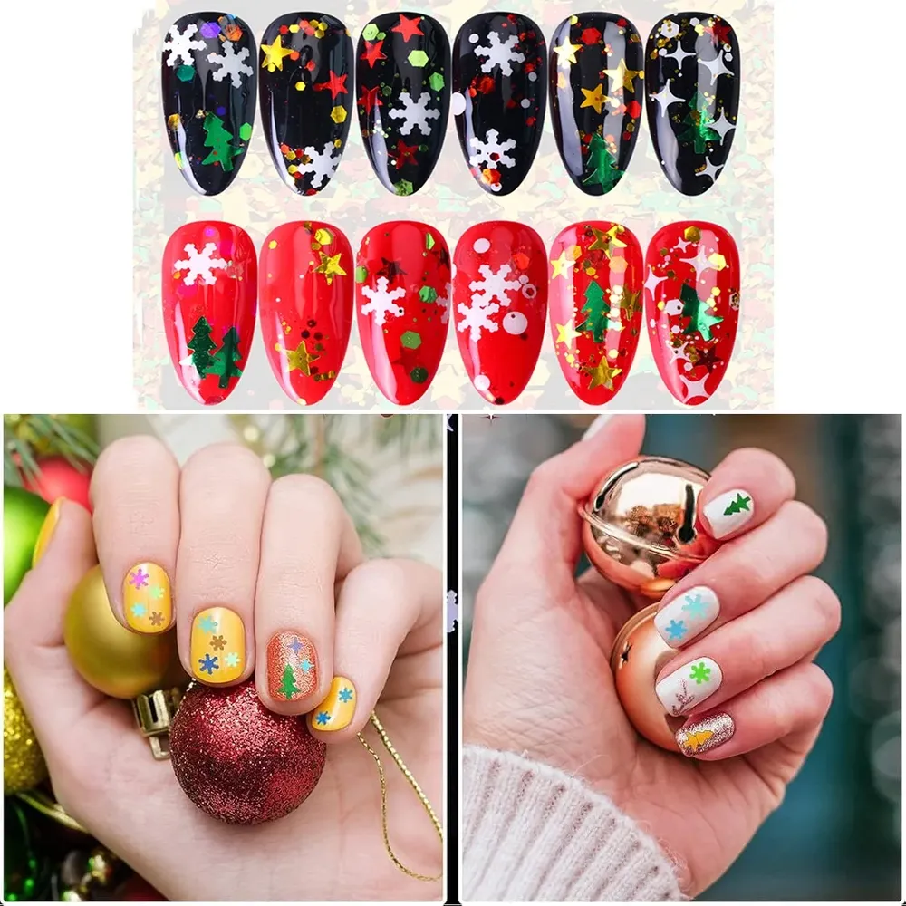 Poudre paillettes holographiques 18 couleurs pour résine