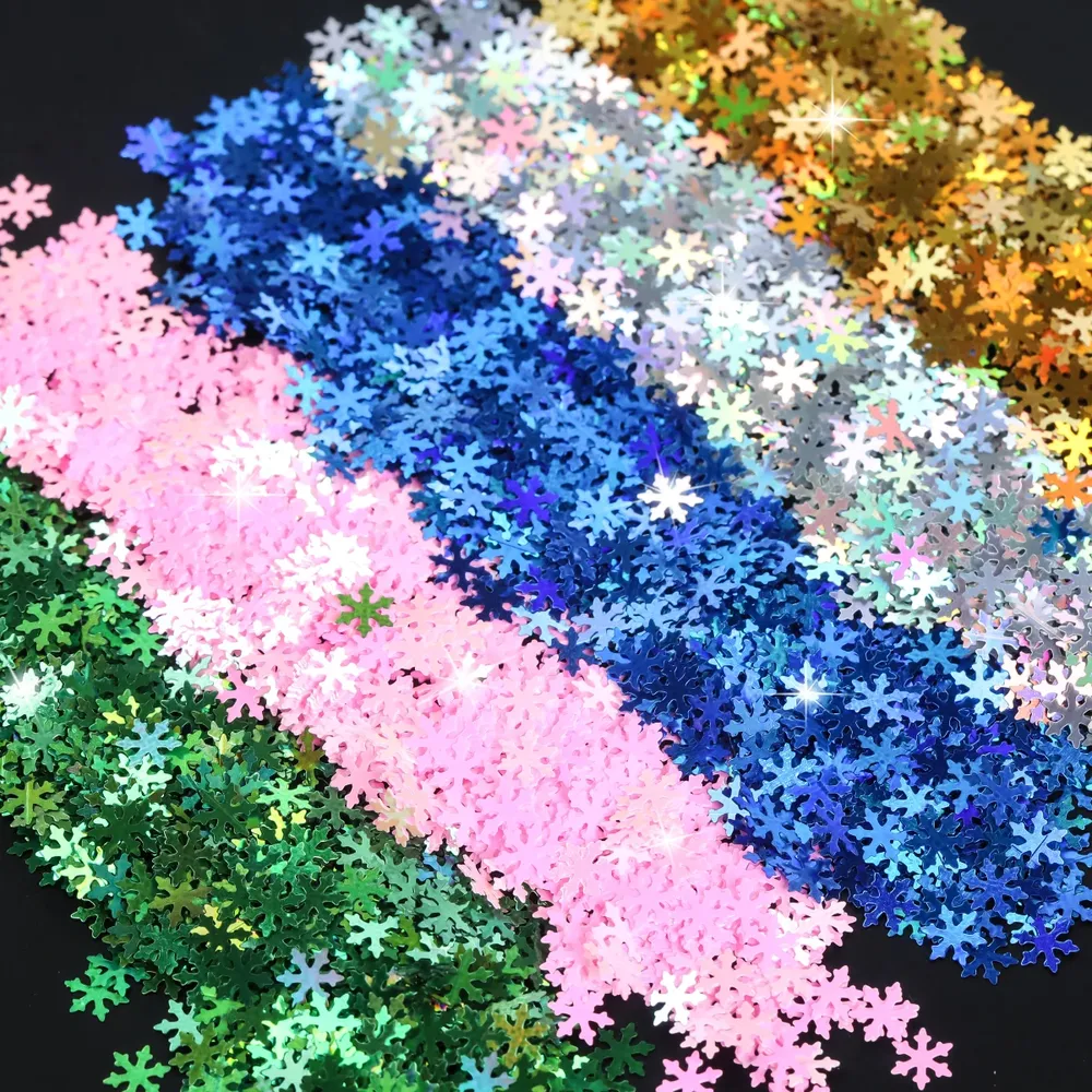 Poudre paillettes holographiques 18 couleurs pour résine
