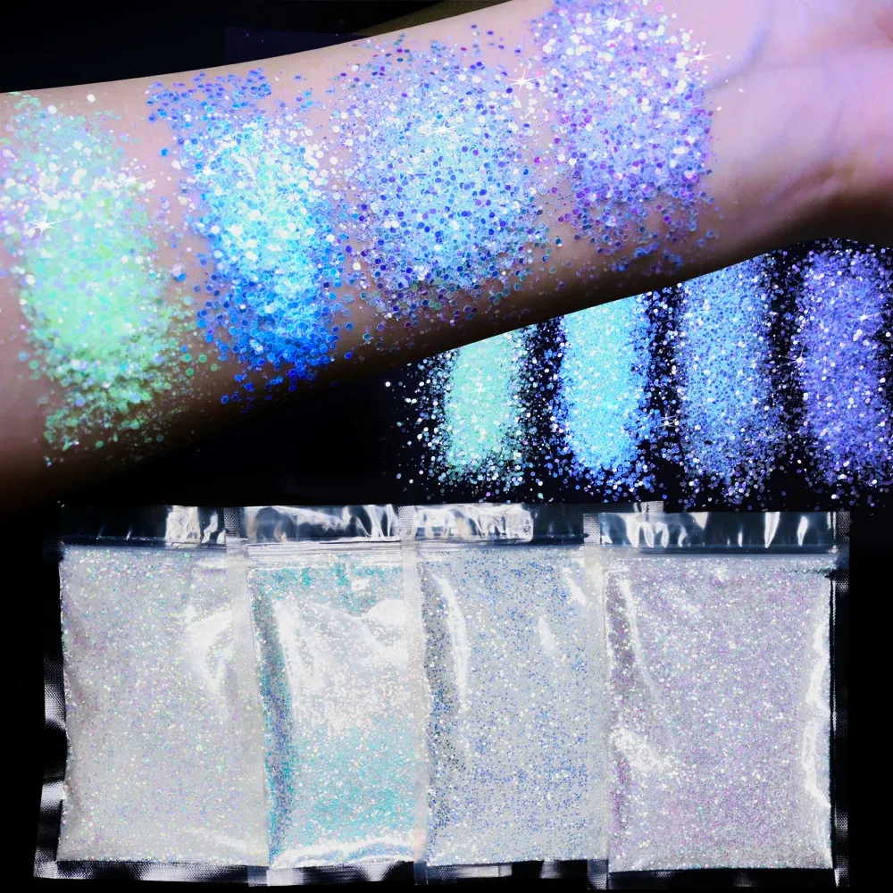Poudre résine brille dans le noir 10g