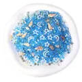 Remplissage résine époxy thème océan étoile lune coquillage – 4