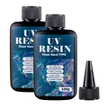 Résine dure UV 100 g à 300 g transparente – Couleur 200g