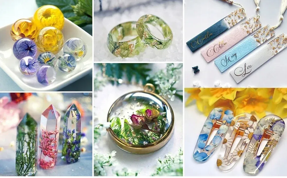 Résine dure UV transparente 200 g pour bijoux