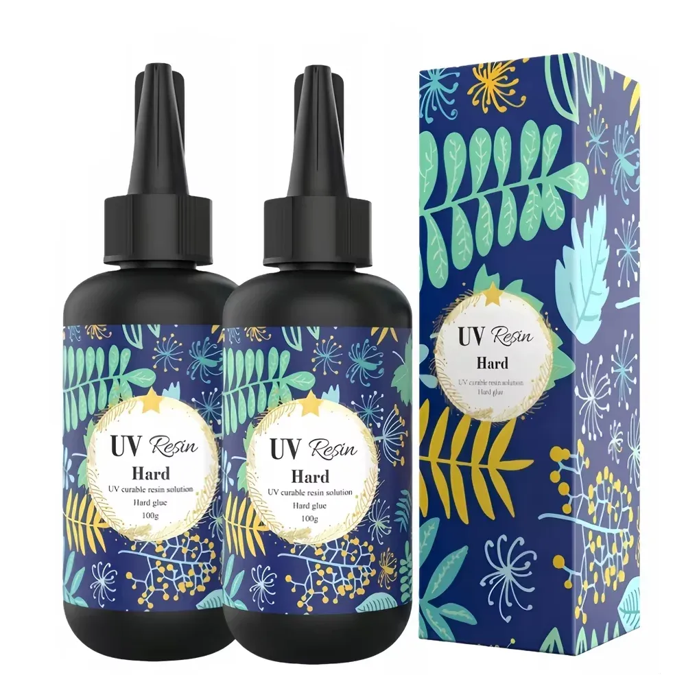 Résine dure UV transparente 200 g pour bijoux